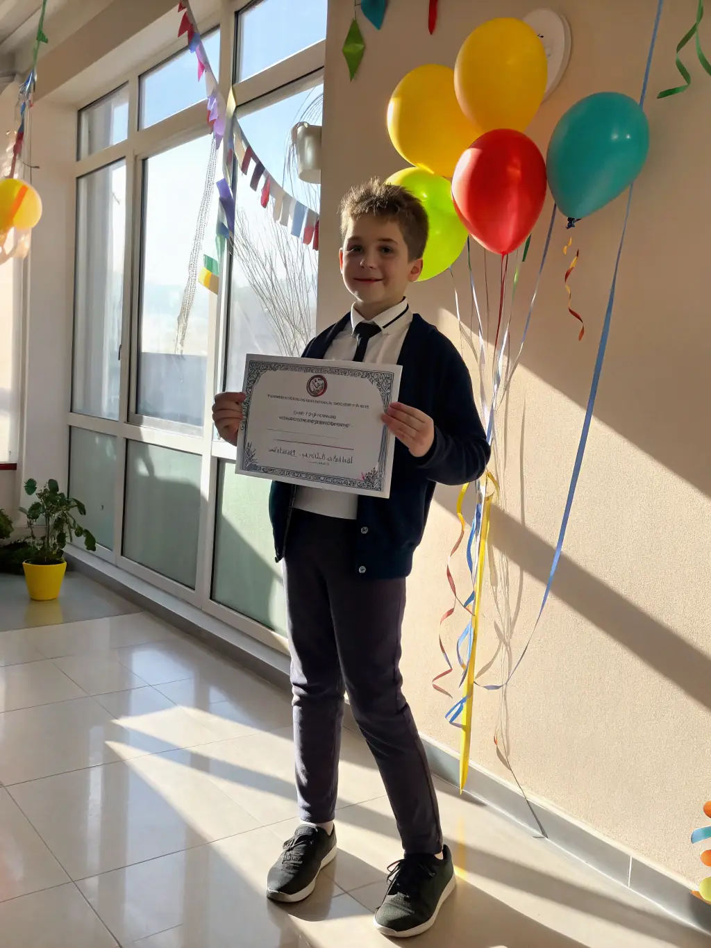 A certificate of completion being awarded to a student, representing the tangible recognition of skills gained through EduPrep's courses.